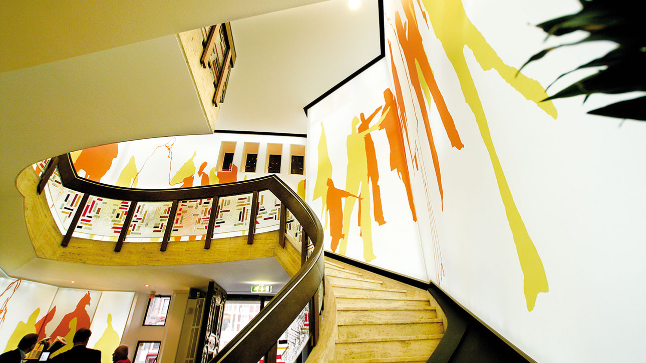 Clipso Spanndecke - Treppenhaus